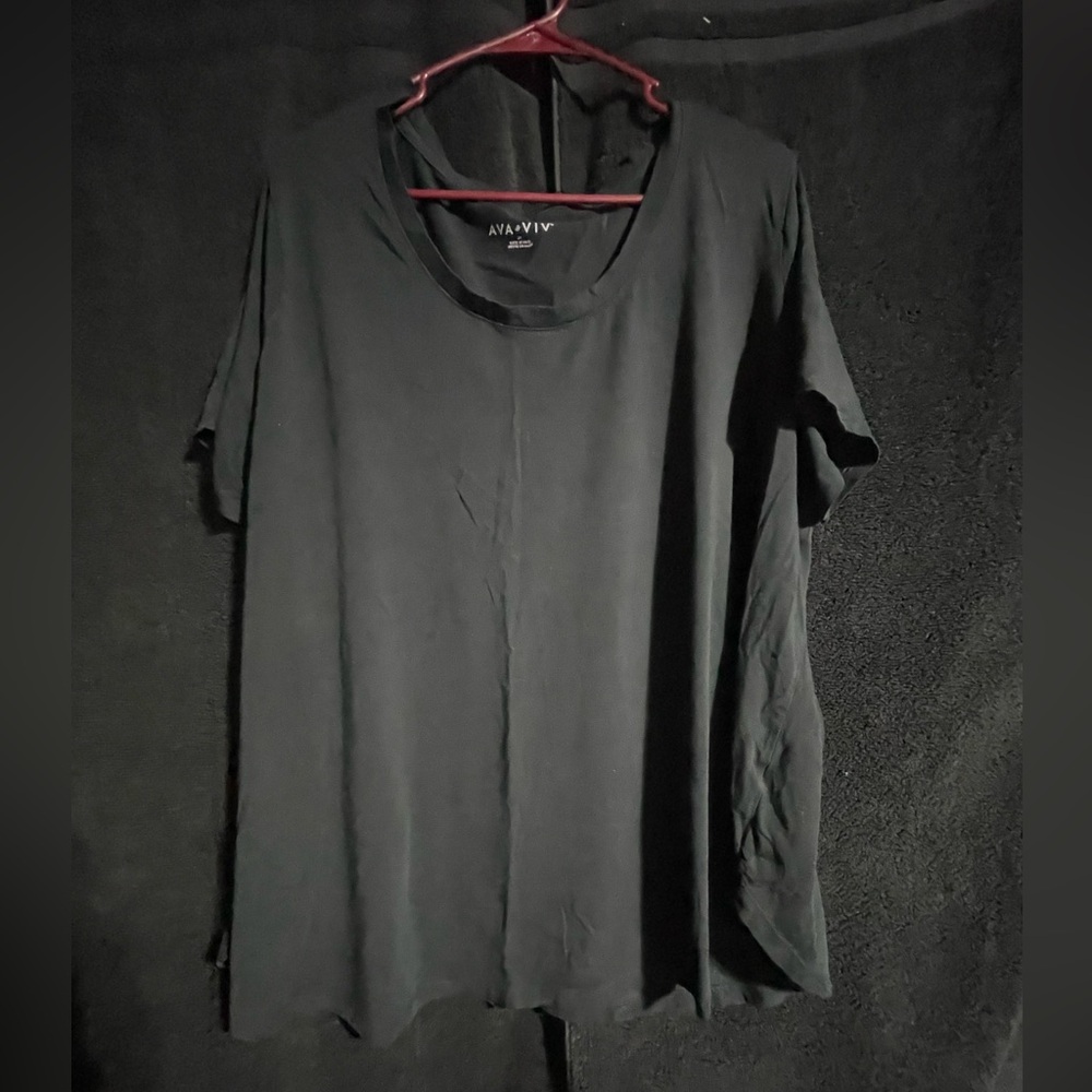 Ava & Viv Classic Black Women's Tee